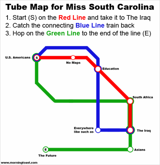 Miss Teen South Carolina Map